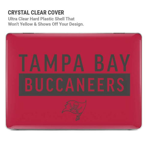 NFL Tampa Bay Buccaneers Red Performance Series MacBook Pro 14in (2021-24) Case plus Skin