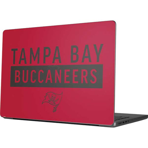 NFL Tampa Bay Buccaneers Red Performance Series Apple MacBook Pro 14-inch Skin