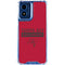 NFL Tampa Bay Buccaneers Red Performance Series Moto G 5G (2024) Clear Case