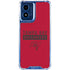 NFL Tampa Bay Buccaneers Red Performance Series Moto G 5G (2024) Clear Case