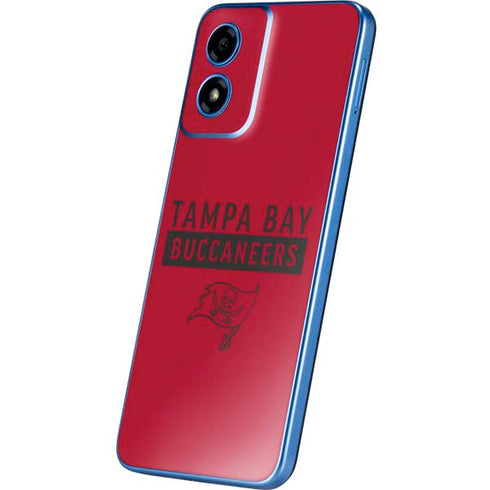 NFL Tampa Bay Buccaneers Red Performance Series Moto G Play 4G (2024) Skin