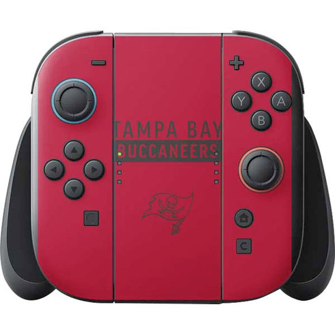 NFL Tampa Bay Buccaneers Red Performance Series Nintendo Switch 2 (2025) with Joy-Con Skin