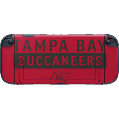 NFL Tampa Bay Buccaneers Red Performance Series Nintendo Switch 2 (2025) with Joy-Con Skin