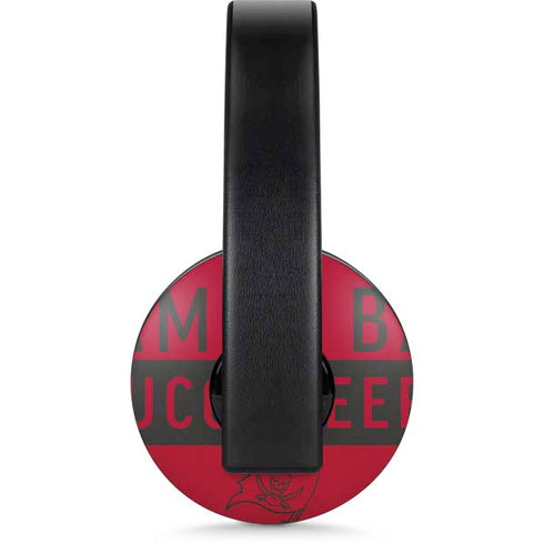 NFL Tampa Bay Buccaneers Red Performance Series PlayStation 4 Gold Wireless Headset Skin