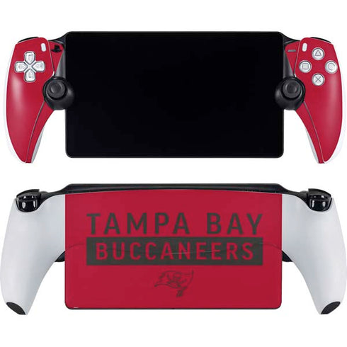 NFL Tampa Bay Buccaneers Red Performance Series PlayStation Portal Remote Player Skin