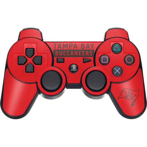 NFL Tampa Bay Buccaneers Red Performance Series PS3 Dual Shock wireless controller Skin