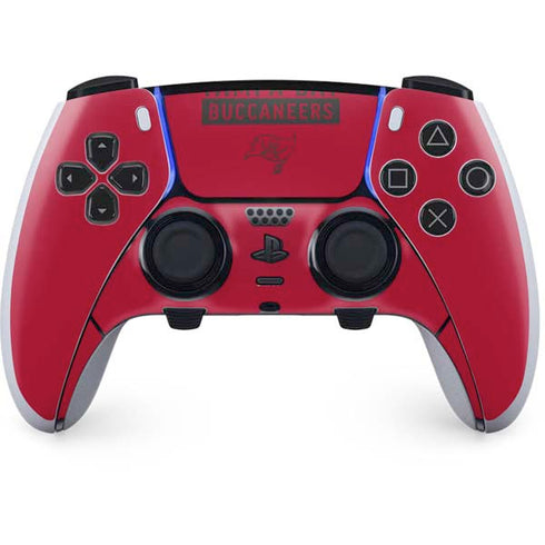 NFL Tampa Bay Buccaneers Red Performance Series PS5 DualSense Edge Pro Controller Skin