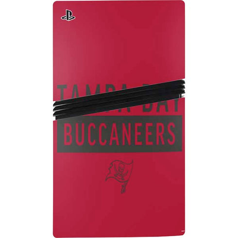 NFL Tampa Bay Buccaneers Red Performance Series PS5 Pro Console Skin