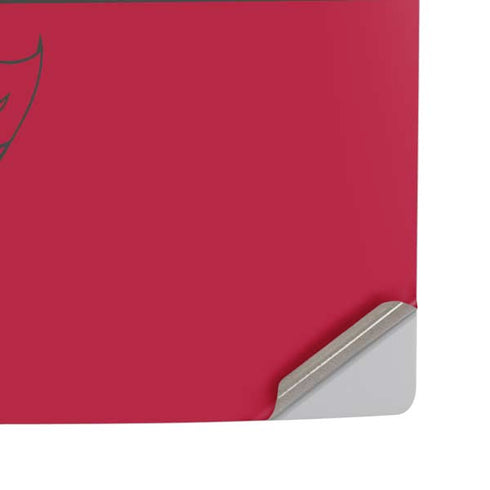 NFL Tampa Bay Buccaneers Red Performance Series PS5 Pro Disk Console Skin