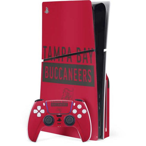 NFL Tampa Bay Buccaneers Red Performance Series PlayStation PS5 Skins