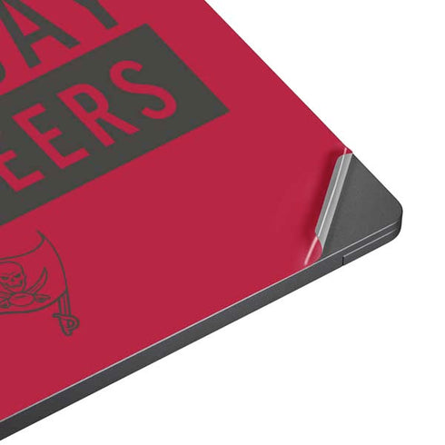 NFL Tampa Bay Buccaneers Red Performance Series Surface Laptop 7 13.8in Skin