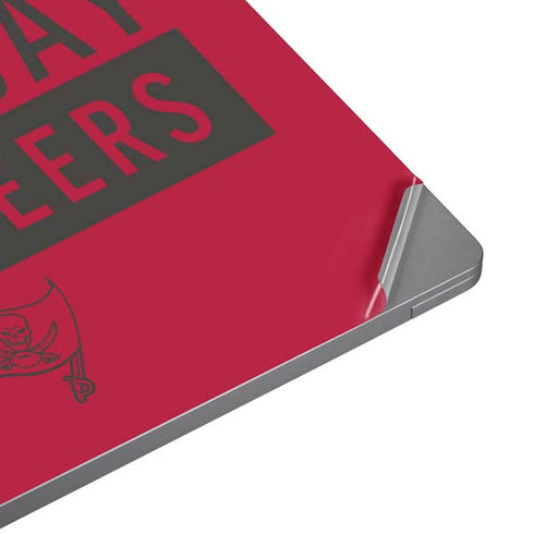 NFL Tampa Bay Buccaneers Red Performance Series Laptop Skins