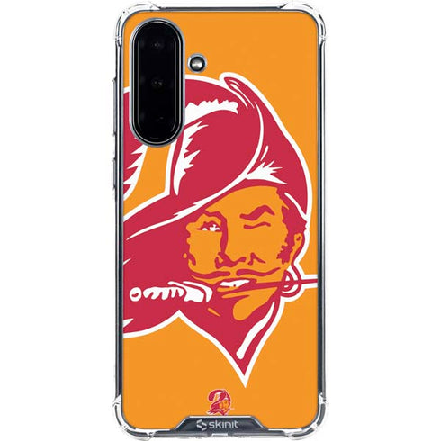 NFL Tampa Bay Buccaneers Retro Logo Galaxy A36 5G Clear Case