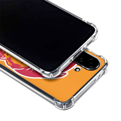 NFL Tampa Bay Buccaneers Retro Logo Galaxy A36 5G Clear Case