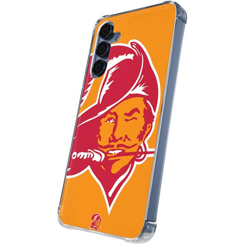 NFL Tampa Bay Buccaneers Retro Logo Galaxy A55 5G Clear Case