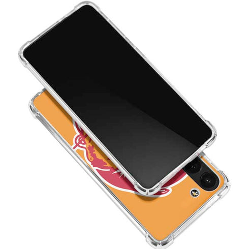 NFL Tampa Bay Buccaneers Retro Logo Galaxy S24 FE Clear Case