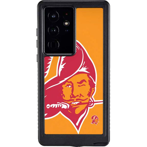 NFL Tampa Bay Buccaneers Retro Logo Galaxy S24 Ultra Waterproof Case