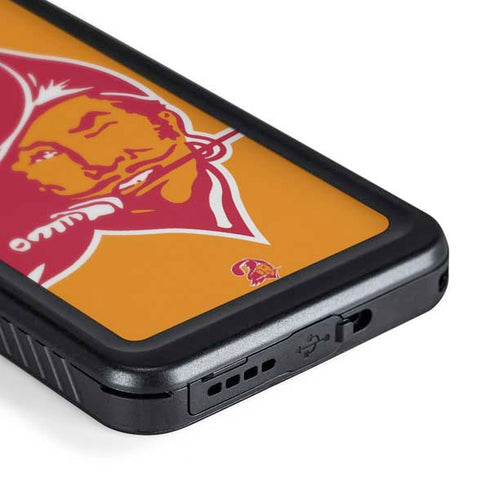 NFL Tampa Bay Buccaneers Retro Logo Galaxy S24 Waterproof Case