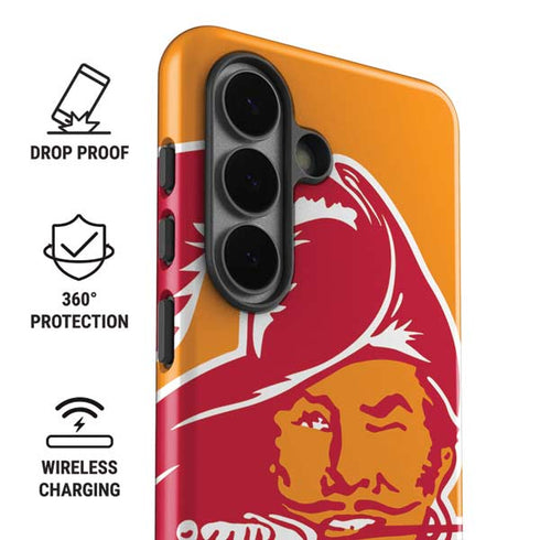 NFL Tampa Bay Buccaneers Retro Logo Galaxy S26 Impact Case