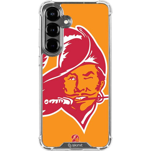 NFL Tampa Bay Buccaneers Retro Logo Galaxy S26 Plus Clear Case