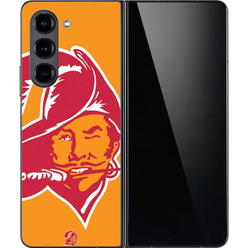 NFL Tampa Bay Buccaneers Retro Logo Galaxy Z Fold5 5G Skin