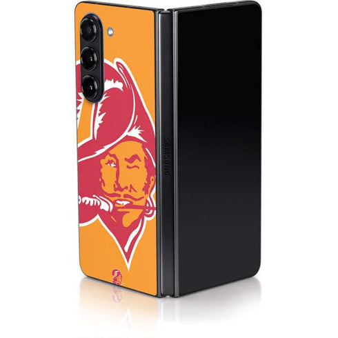 NFL Tampa Bay Buccaneers Retro Logo Galaxy Z Fold5 5G Skin