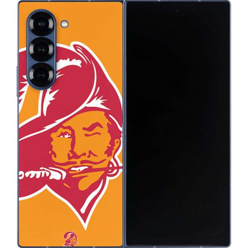 NFL Tampa Bay Buccaneers Retro Logo Galaxy Z Fold6 Skin
