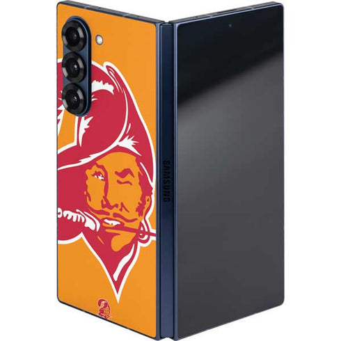 NFL Tampa Bay Buccaneers Retro Logo Galaxy Z Fold6 Skin