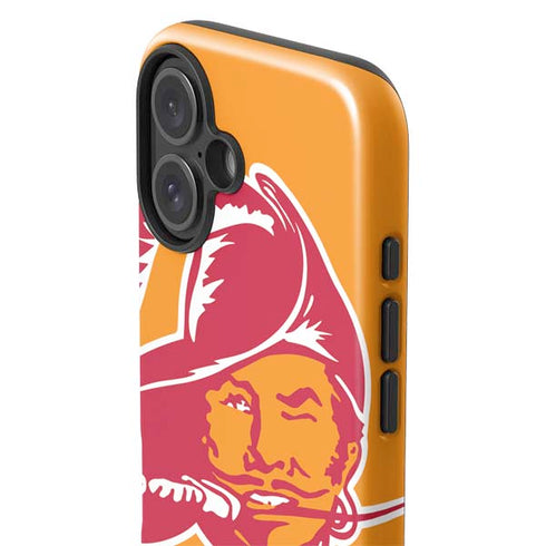 NFL Tampa Bay Buccaneers Retro Logo iPhone 16 Plus Impact Case