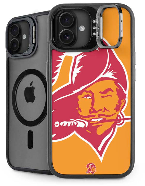 NFL Tampa Bay Buccaneers Retro Logo iPhone 16 Plus Kickstand Case