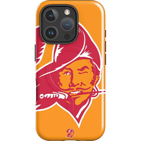 NFL Tampa Bay Buccaneers Retro Logo iPhone 16 Pro Magsafe Impact Case