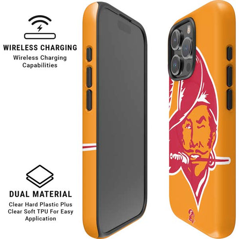 NFL Tampa Bay Buccaneers Retro Logo iPhone 16 Pro Max Magsafe Impact Case