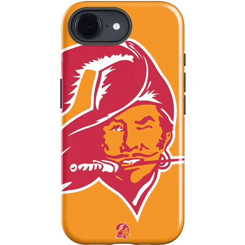 NFL Tampa Bay Buccaneers Retro Logo iPhone 16e Impact Case