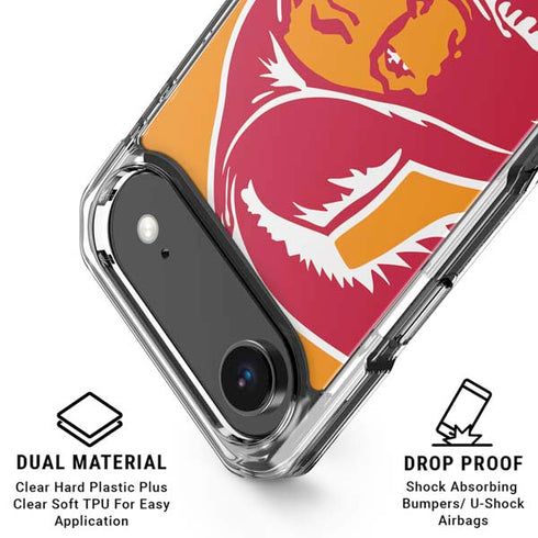 NFL Tampa Bay Buccaneers Retro Logo iPhone 17 Air Clear Case