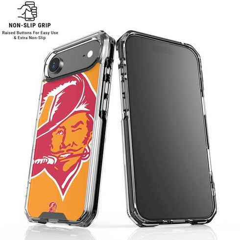 NFL Tampa Bay Buccaneers Retro Logo iPhone 17 Air Clear Case