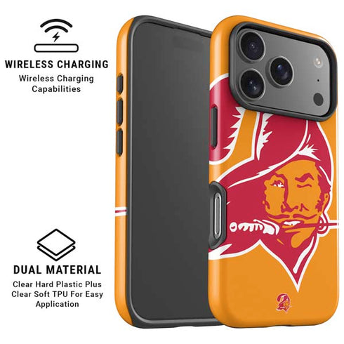 NFL Tampa Bay Buccaneers Retro Logo iPhone 17 Pro Magsafe Impact Case