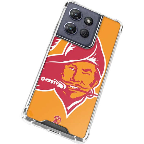 NFL Tampa Bay Buccaneers Retro Logo Moto G Play 5G (2025) Clear Case
