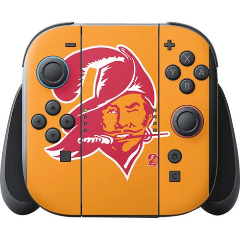 NFL Tampa Bay Buccaneers Retro Logo Nintendo Switch 2 (2025) with Joy-Con Skin