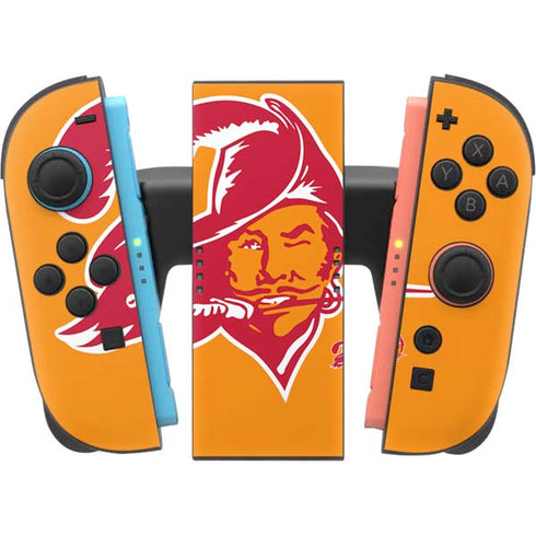 NFL Tampa Bay Buccaneers Retro Logo Nintendo Switch 2 (2025) Joy-Con Controller Skin