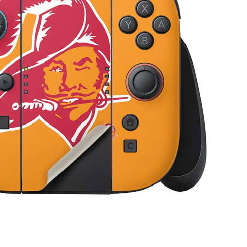 NFL Tampa Bay Buccaneers Retro Logo Nintendo Switch 2 (2025) Joy-Con Controller Skin