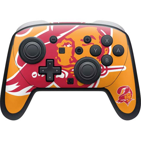 NFL Tampa Bay Buccaneers Retro Logo Nintendo Switch 2 (2025) Pro Controller Skin