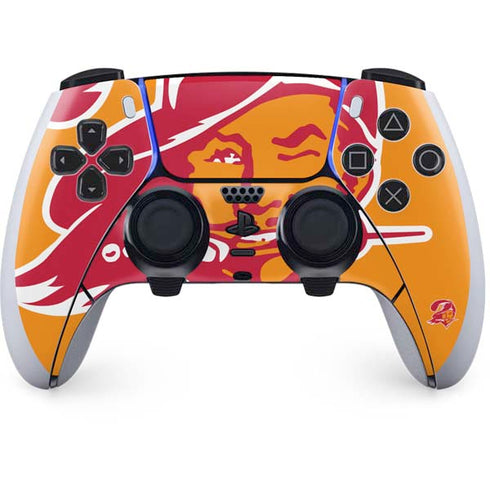 NFL Tampa Bay Buccaneers Retro Logo PS5 DualSense Edge Pro Controller Skin