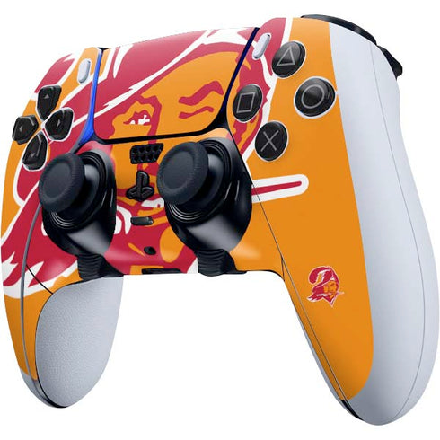 NFL Tampa Bay Buccaneers Retro Logo PS5 DualSense Edge Pro Controller Skin