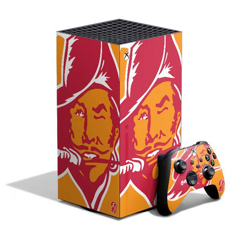 NFL Tampa Bay Buccaneers Retro Logo XBox Series X Digital Edition Bundle Skin