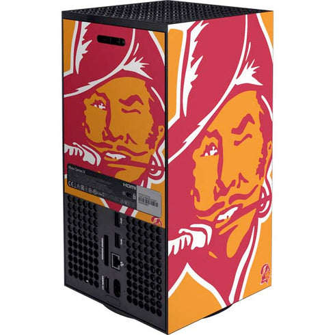 NFL Tampa Bay Buccaneers Retro Logo XBox Series X Digital Edition Bundle Skin