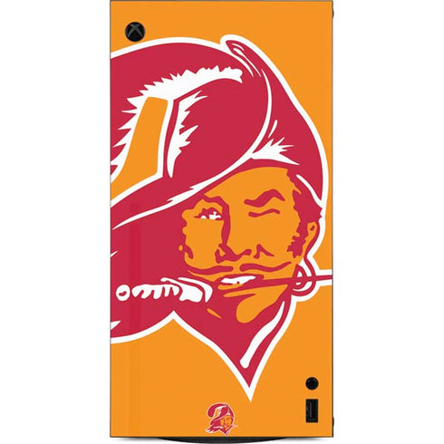 NFL Tampa Bay Buccaneers Retro Logo XBox Series X Digital Edition Console Skin