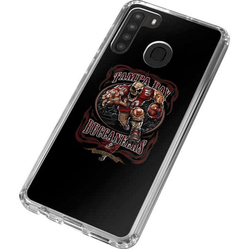 Liquid Blue NFL Tampa Bay Buccaneers Running Back Galaxy A21 Clear Case
