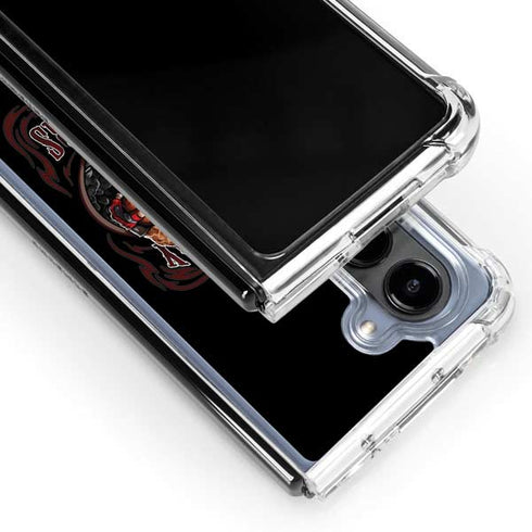 Liquid Blue NFL Tampa Bay Buccaneers Running Back Galaxy Z Fold5 5G Clear Case