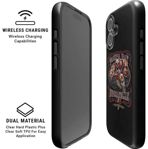 Liquid Blue NFL Tampa Bay Buccaneers Running Back iPhone 16 Magsafe Impact Case
