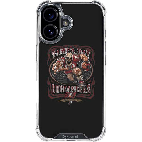 Liquid Blue NFL Tampa Bay Buccaneers Running Back iPhone 16 Plus Clear Case